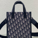 Christian Dior Safari North-South Tote Bag Dark Blue